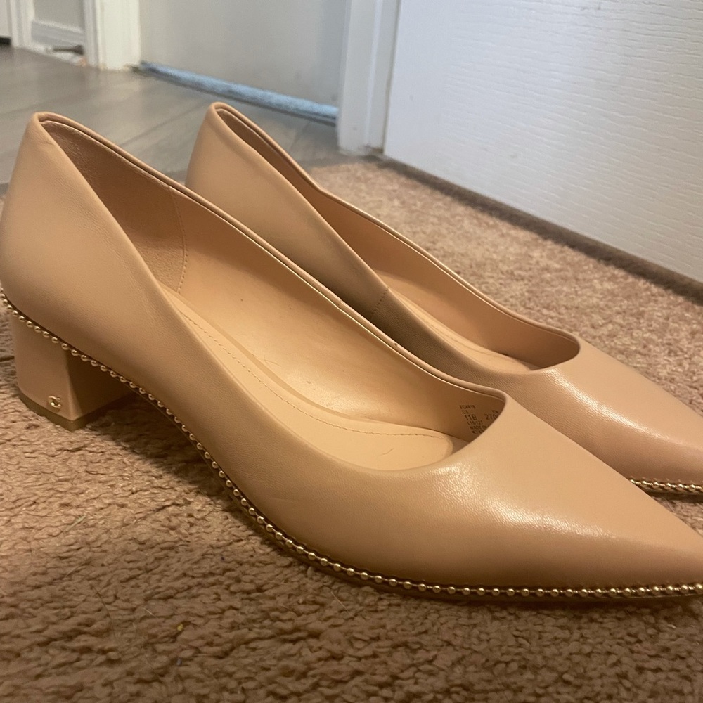 Coach Kitten Heel Pumps